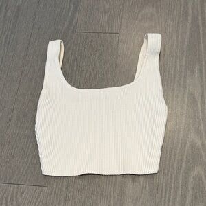 Aritzia Babaton sculpt knit cropped tank